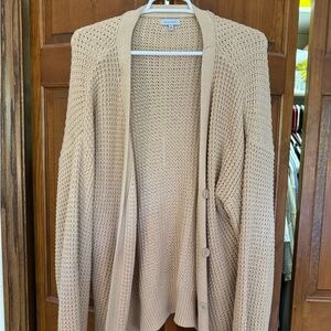 Amazon Beige Knit Cardigan